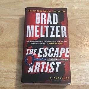 Brad Meltzer "The Escape Artist" Paperback - Red Cover
